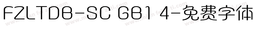 FZLTDB-SC GB1 4字体转换